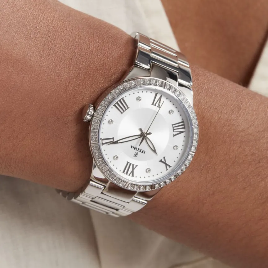 Montre Boyfriend Blanc-FESTINA Sale