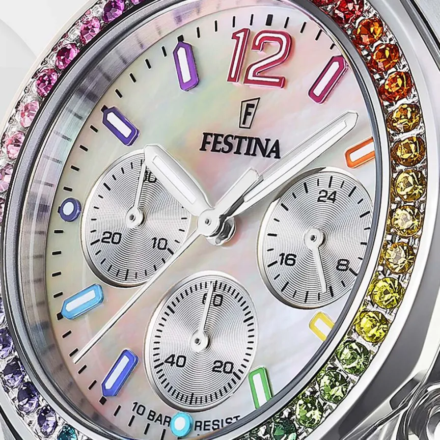 Montre Boyfriend Blanc-FESTINA Discount
