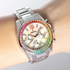 Montre Boyfriend Blanc-FESTINA Discount