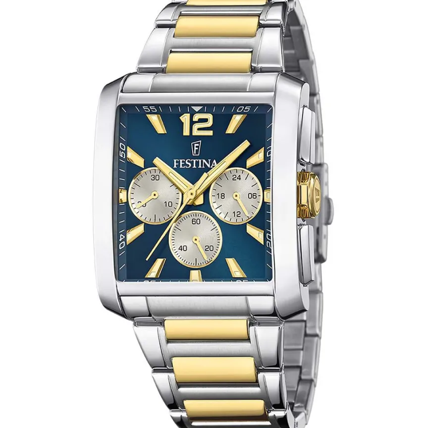 Montre On The Square Chrono Bleu-FESTINA New