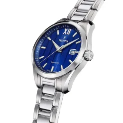 FESTINA SWISS MADE Montre 37,5 Bleu London