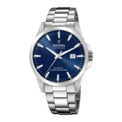 FESTINA SWISS MADE Montre 41 Bleu London