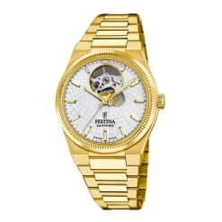 FESTINA SWISS MADE Montre Automatic 35 Argenté