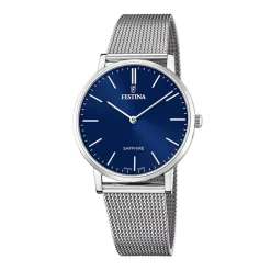 FESTINA SWISS MADE Montre 39 Bleu London