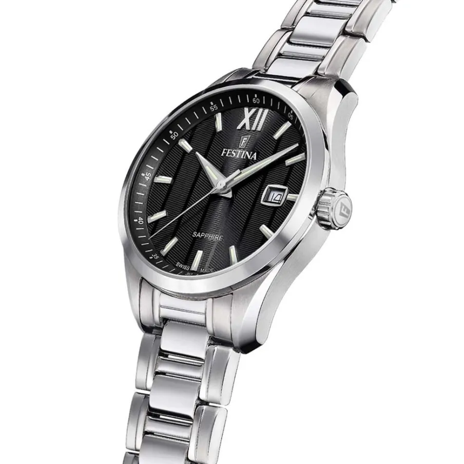 FESTINA SWISS MADE Montre 37,5 Noir
