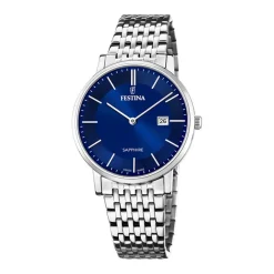 FESTINA SWISS MADE Montre 39 Bleu London