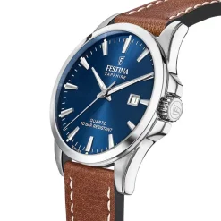 FESTINA SWISS MADE Montre 41 Bleu London