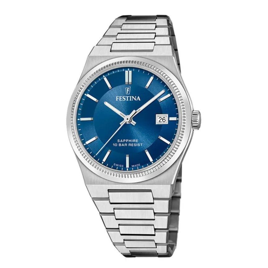Montre 40 Bleu London-FESTINA SWISS MADE