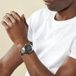 Montre Timeless Chronograph Bleu-FESTINA Outlet