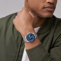 FOSSIL Montre Blue Dive Bleu
