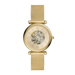 FOSSIL Montre Carlie Mini Me Doré