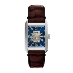 FOSSIL Montre Carraway Automatic Bleu