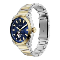 Montre Everett Automatic Bleu-FOSSIL Discount