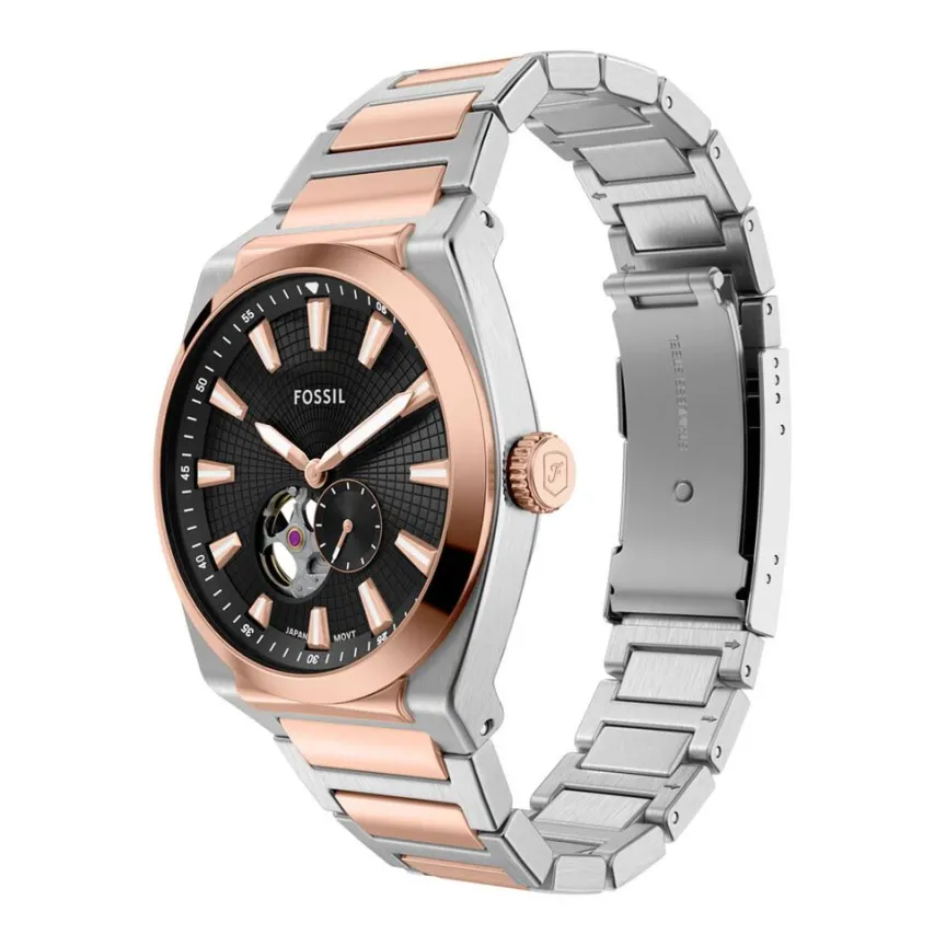 Montre Everett Automatic Noir-FOSSIL Online