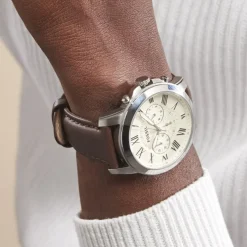 FOSSIL Montre Grant Beige