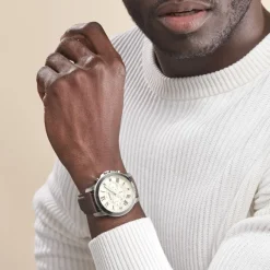 FOSSIL Montre Grant Beige