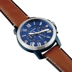 FOSSIL Montre Grant Bleu