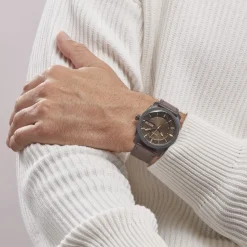 FOSSIL Montre Machine Marron