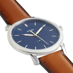 Montre Minimalist Bleu-FOSSIL Hot
