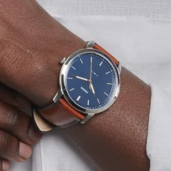 Montre Minimalist Bleu-FOSSIL Hot