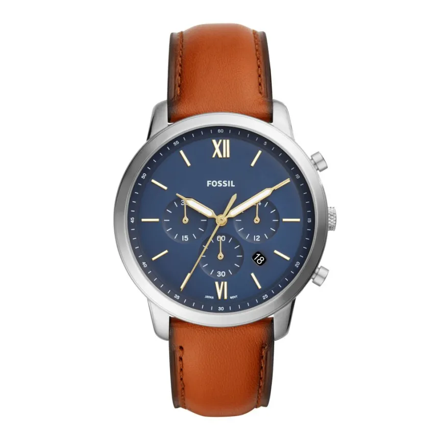 Montre Neutra Chrono Bleu-FOSSIL