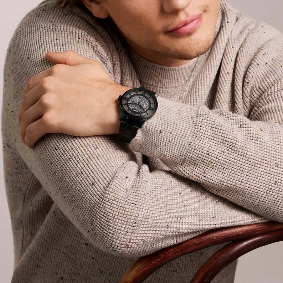 FOSSIL Montre Townsman Blanc