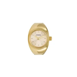 FOSSIL Montre Watch Ring Doré