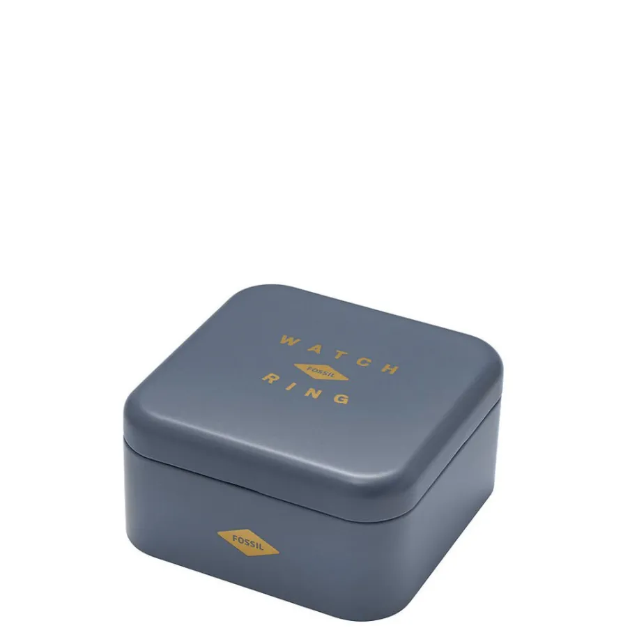 FOSSIL Montre Watch Ring Doré