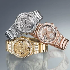 Montre Moonlight Argenté-GUESS Clearance