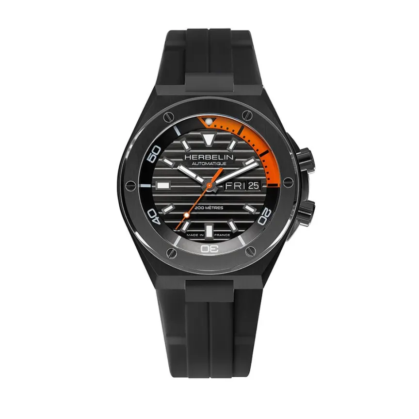 Montre Cap Camarat Noir-HERBELIN Sale