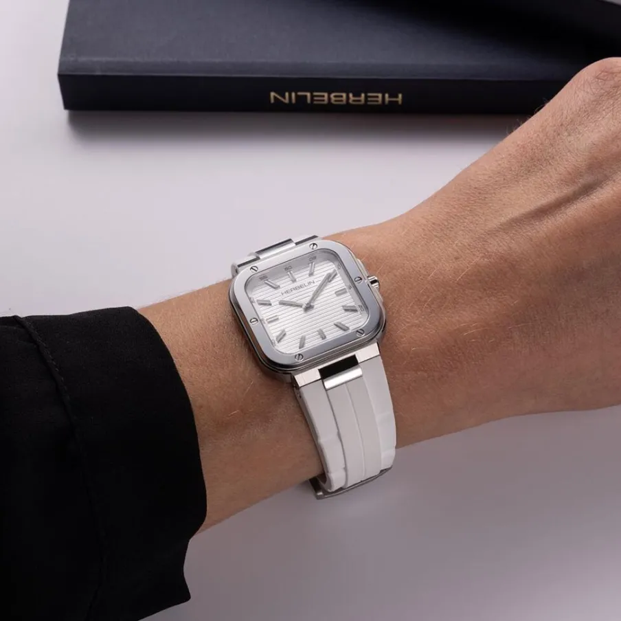 HERBELIN Montre Cap Camarat Square Argenté