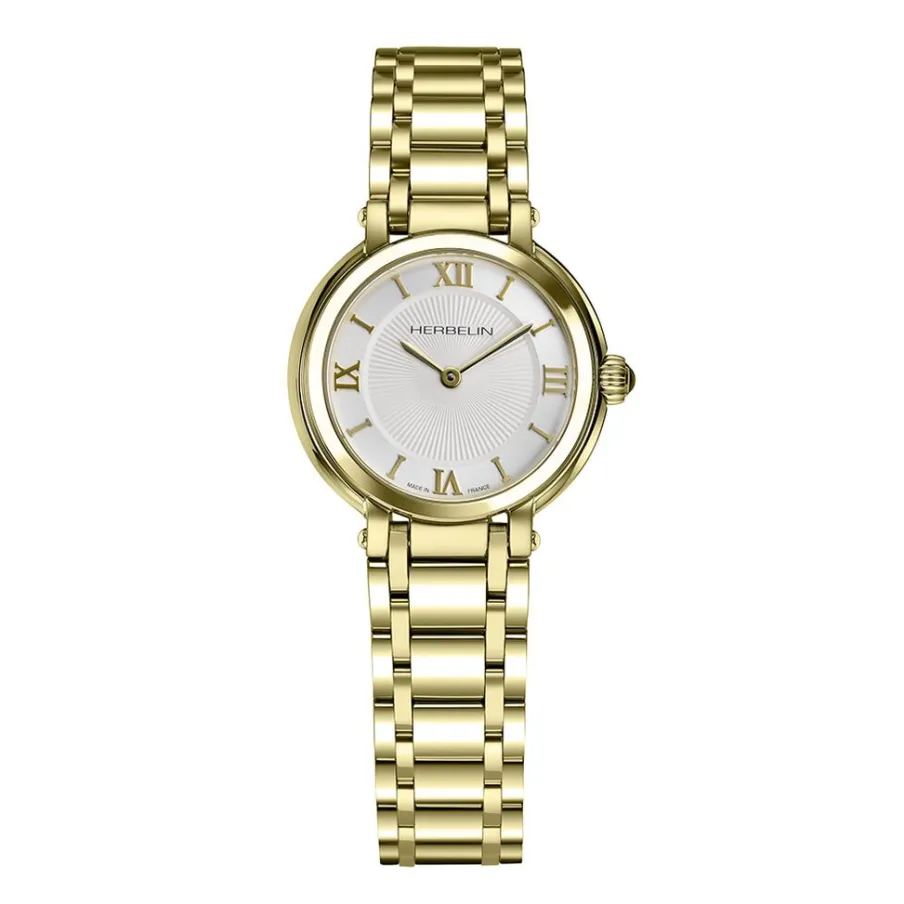 HERBELIN Montre Galet Argenté