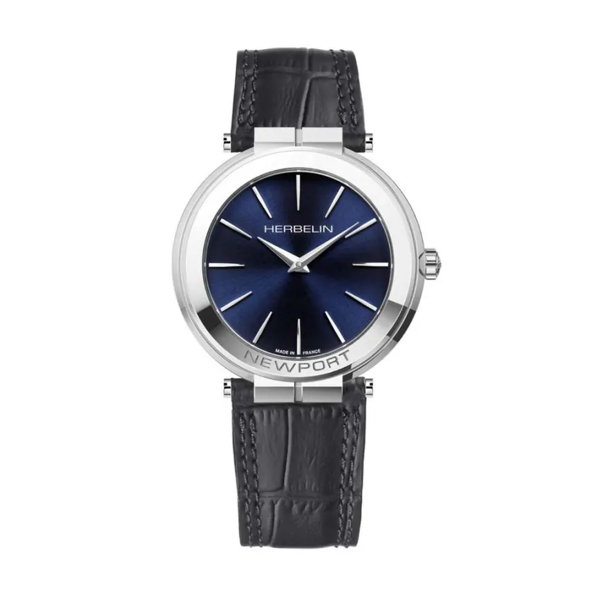 Montre Newport Slim Bleu-HERBELIN New