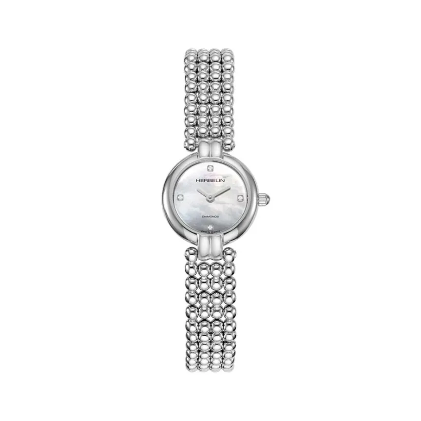 Montre Perles Nacre Blanche-HERBELIN Sale