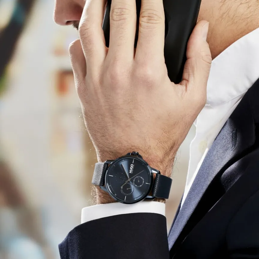 Montre Business Bleu-HUGO Discount