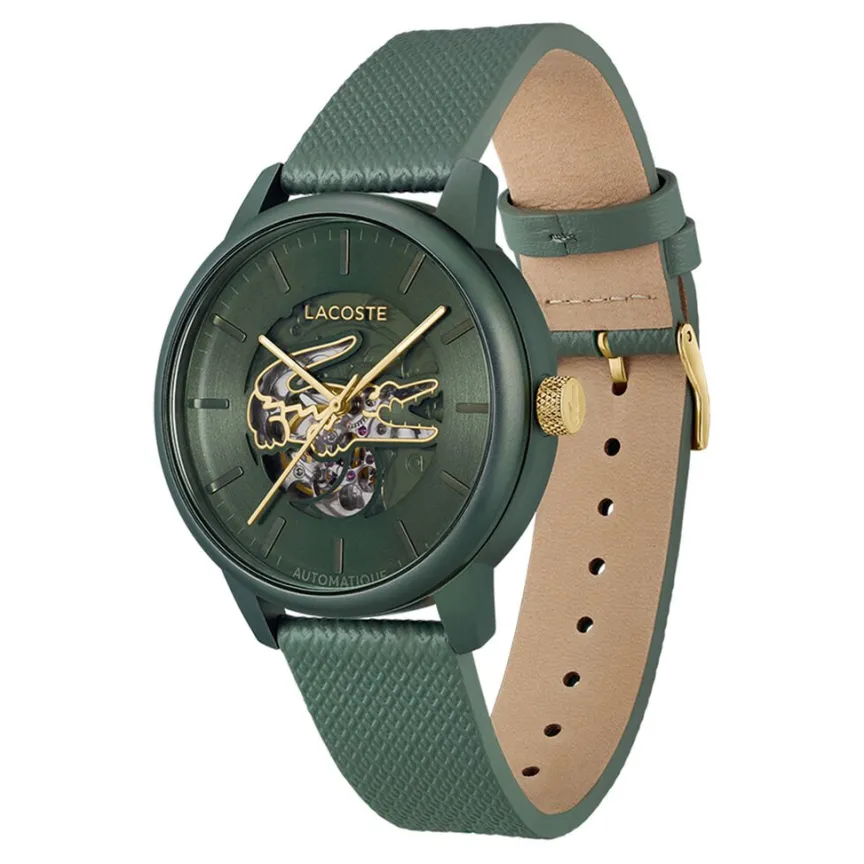 Montre .12.12 Automatique Kaki-LACOSTE Discount