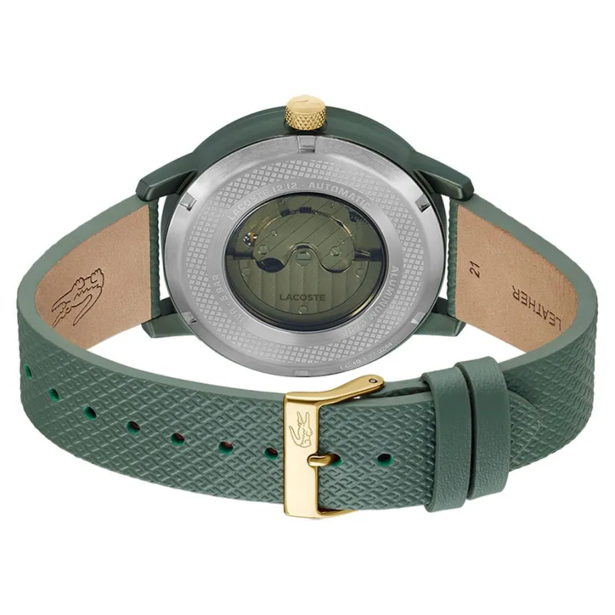 Montre .12.12 Automatique Kaki-LACOSTE Discount
