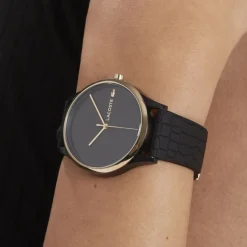 LACOSTE Montre Crocodelle Noir