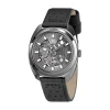 Montre General De Gaulle Auto Squelette Gris-LIP