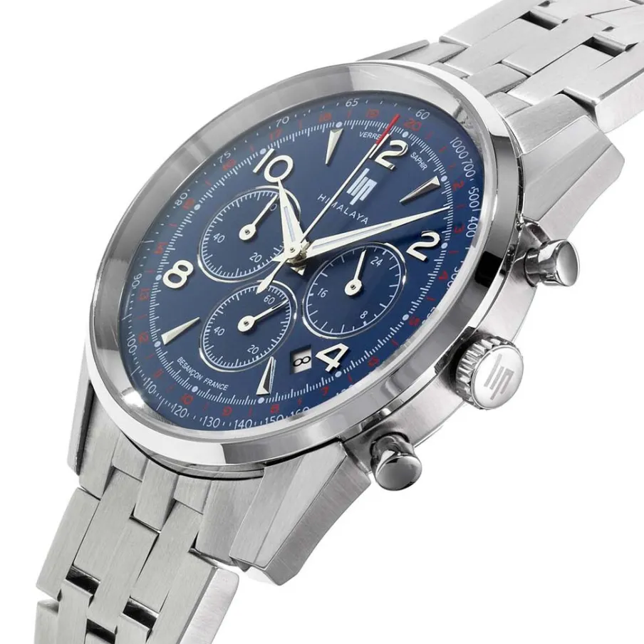 LIP Montre Himalaya Chrono Bleu