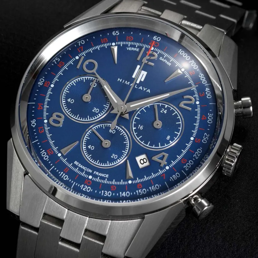 LIP Montre Himalaya Chrono Bleu