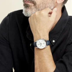 LIP Montre Himalaya Chrono Blanc Argenté