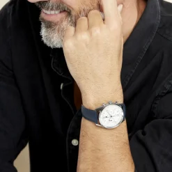 LIP Montre Himalaya Chrono Blanc Argenté