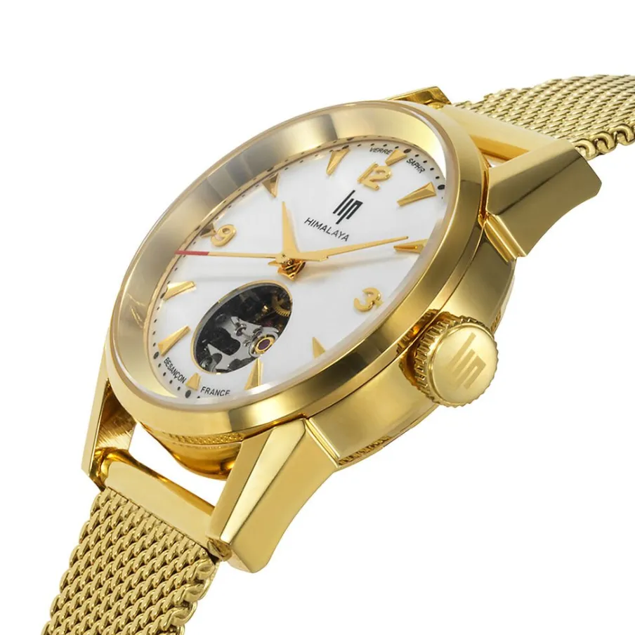 LIP Montre Himalaya C艙ur Battant Blanc