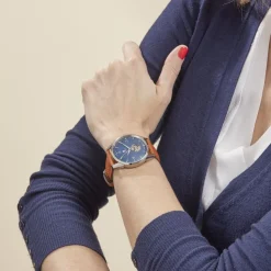 Montre Himalaya C艙ur Battant 40 Bleu-LIP Hot