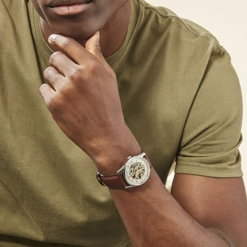 Montre Himalaya Squelette Argenté-LIP Best