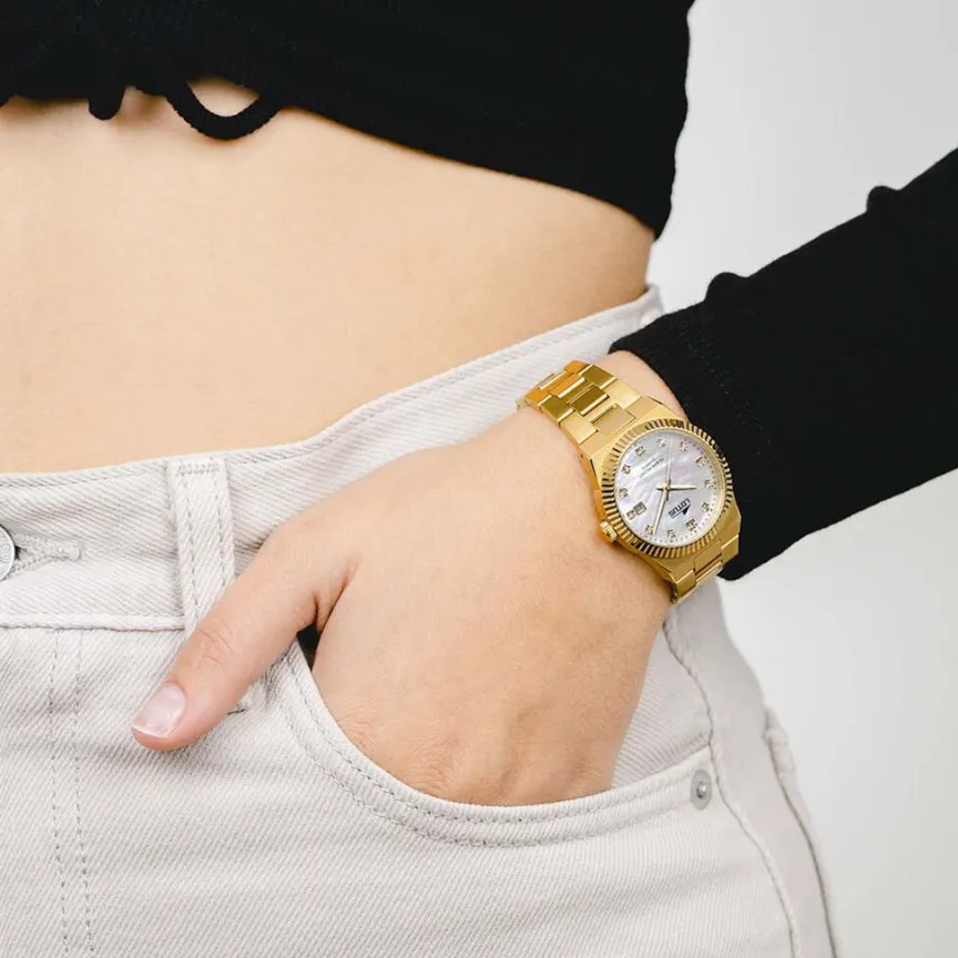 Montre Freedom Collection Nacre Blanche-LOTUS Best