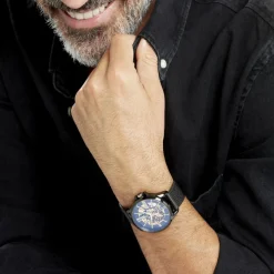 MONTIGNAC Montre Round Automatique Noir