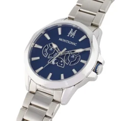 Montre Round Multifonction Bleu-MONTIGNAC Best