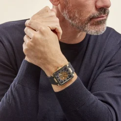 MONTIGNAC Montre Square Automatique Noir